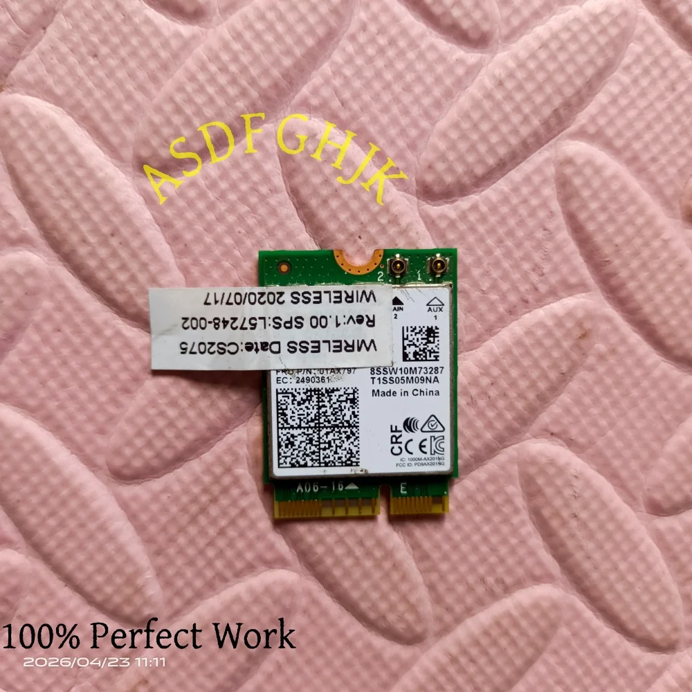 Для HP EliteBook 830 G7 L57248-002 Wi-Fi-карта AX201NGW, протестирована, исправна, бесплатная доставка (art.: 3920dc7709147) - 3920dc7709147