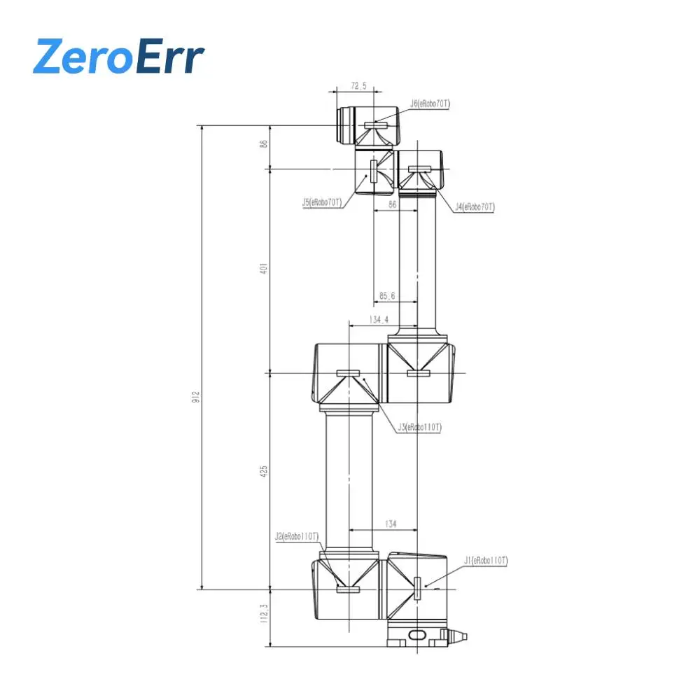 ZeroErr ERob 90T заводской роботизированный шарнирный модуль серводвигатель робот