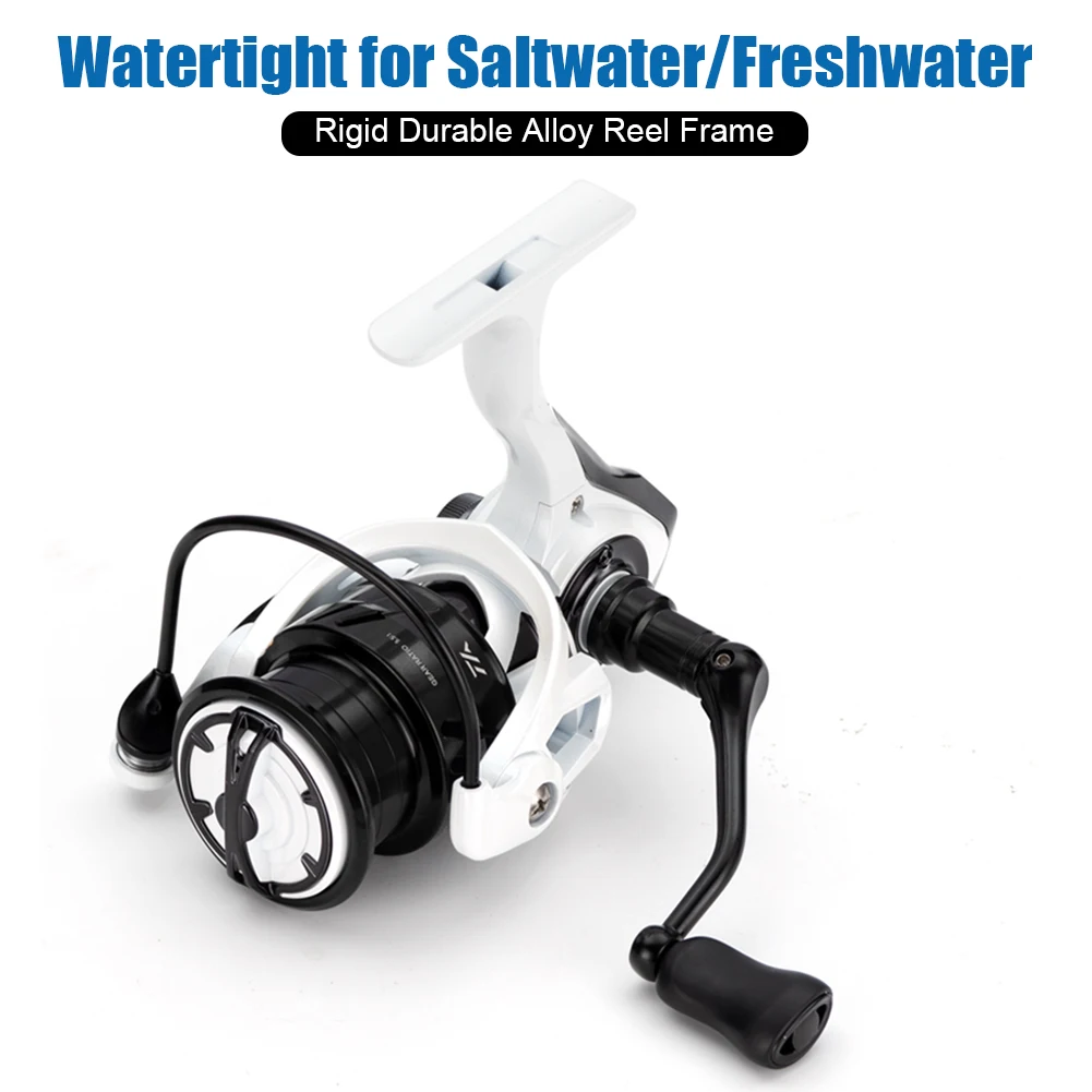 

Freshwater Saltwater Fishing Accessories Metal Fishing Reel SEVEN 1000-3000 Spinning Reel 15KG Max Drag 5.2:1 Ratio Carp Bass