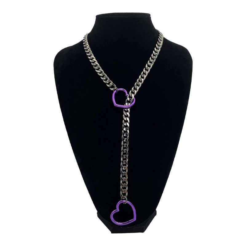 Модное ожерелье с подвеской в ​​виде сердца и игривое сердце уплотнительными