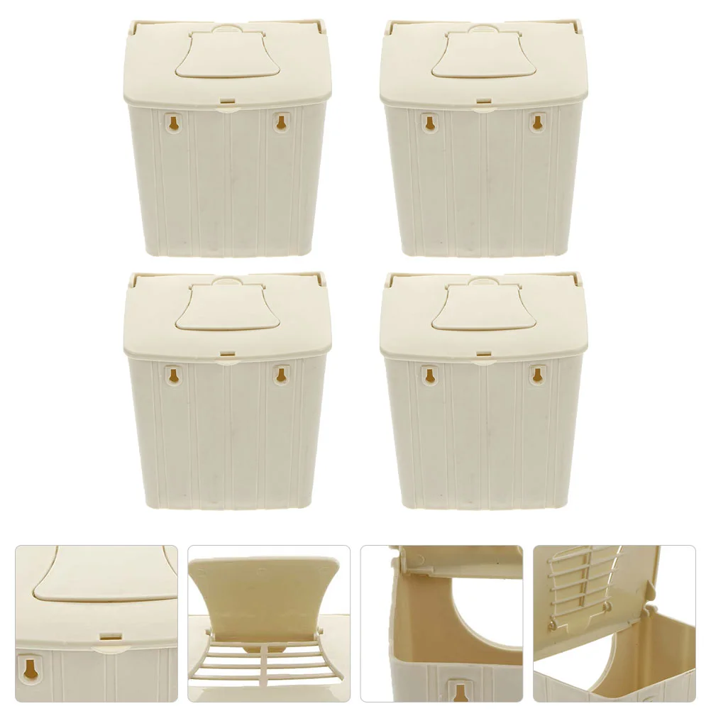 

4Pcs Household Bird House Parakeet Nesting Box Bird Supplies Bird Nesting Box for Birds Home Cage