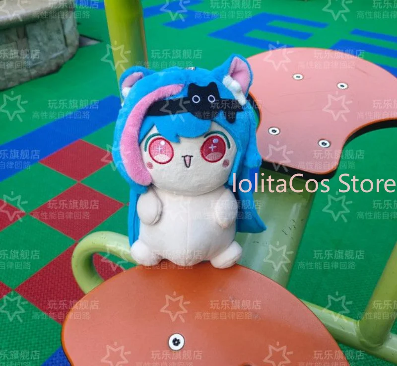 Фото Плюшевая кукла Neverness To Everness Mint Kawaii, аниме-игрушка, хлопковая кукла, брелок, пушистый кулон, талисман, подарок на день рождения, Рождество №4