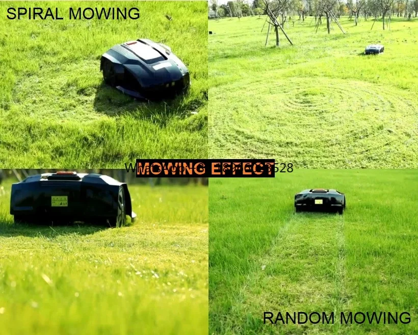 Роботизированная газонокосилка для травы Газонокосилка 4-оборотные лезвия