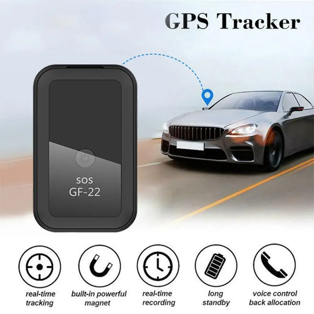 

Автомобильный GPS-трекер GF22, сильный магнитный маленький локатор для отслеживания местоположения автомобиля, мотоцикла, грузовика
