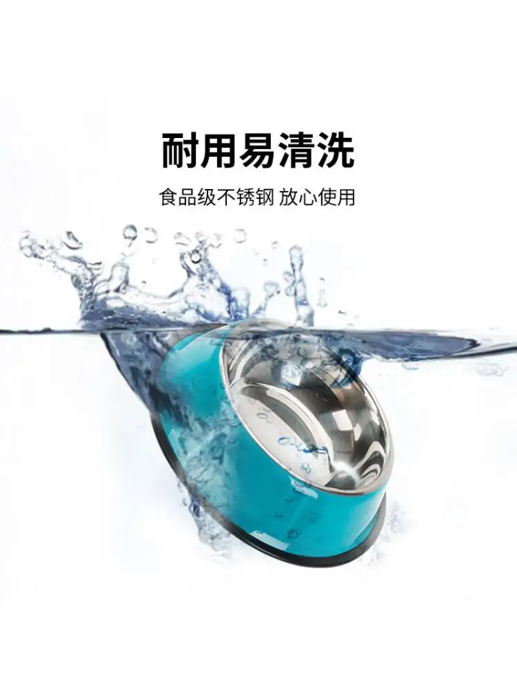 Миска для кота собаки чаша окрашенная из нержавеющей стали Маленькая средняя