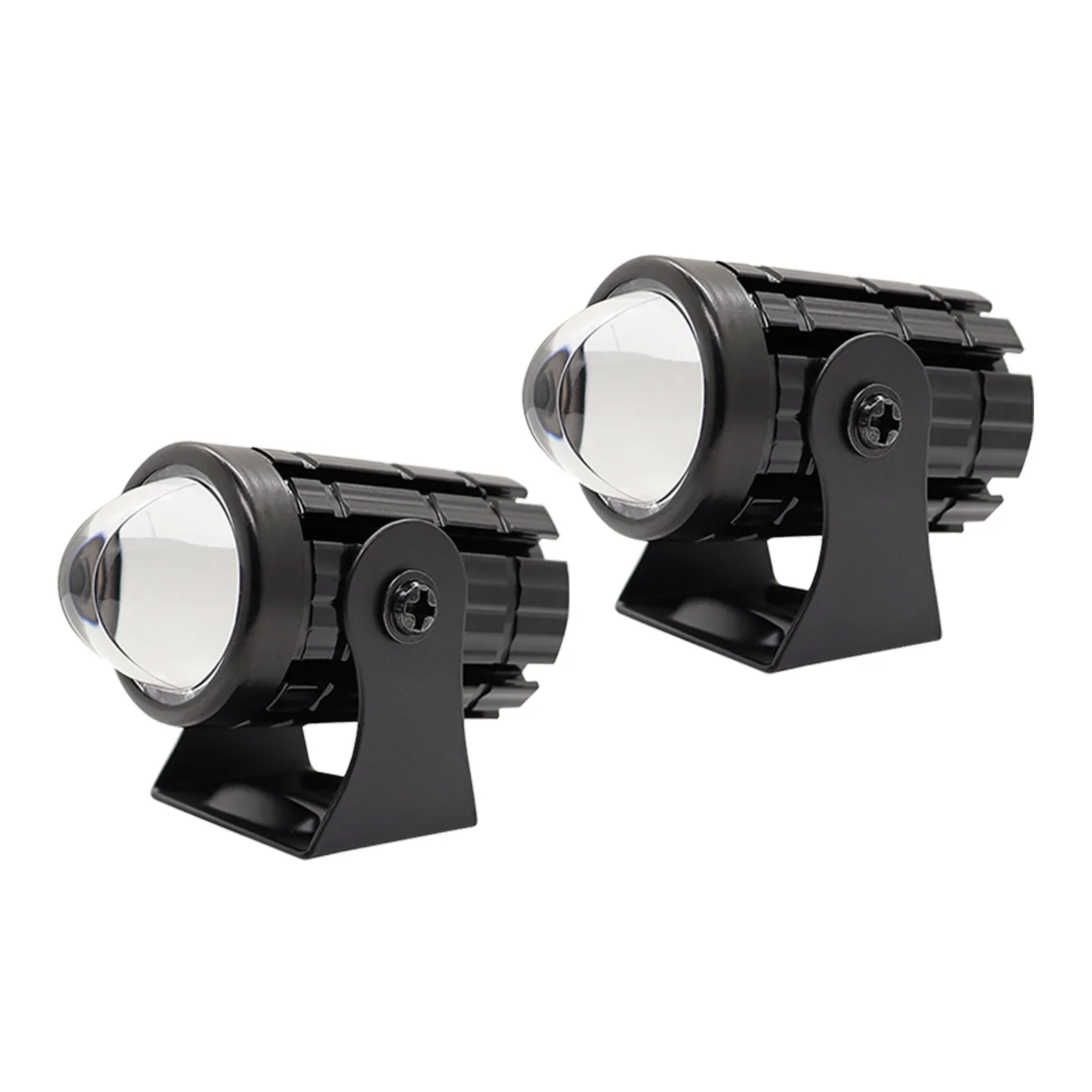 

2 Pcs Motorcycle LED Fog Lights Motorcycle Auxiliary Spotlights LED Headlight For Bicycles Trucks Cars Waterproof Spot Driving