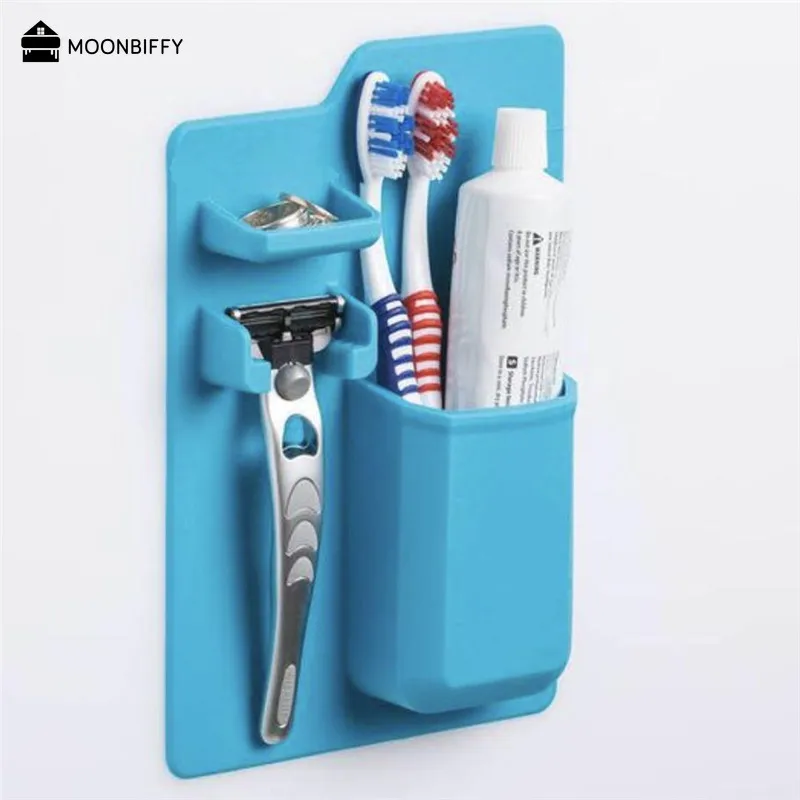 

MOONBIFFY Силиконовый органайзер для ванной комнаты