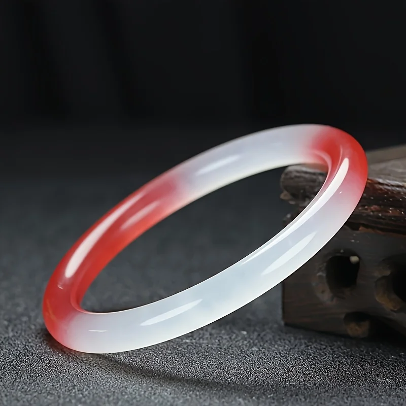 Pulsera Elegante de Piedra Natural Rosa Claro — Ziquexsite Accesorio Moda