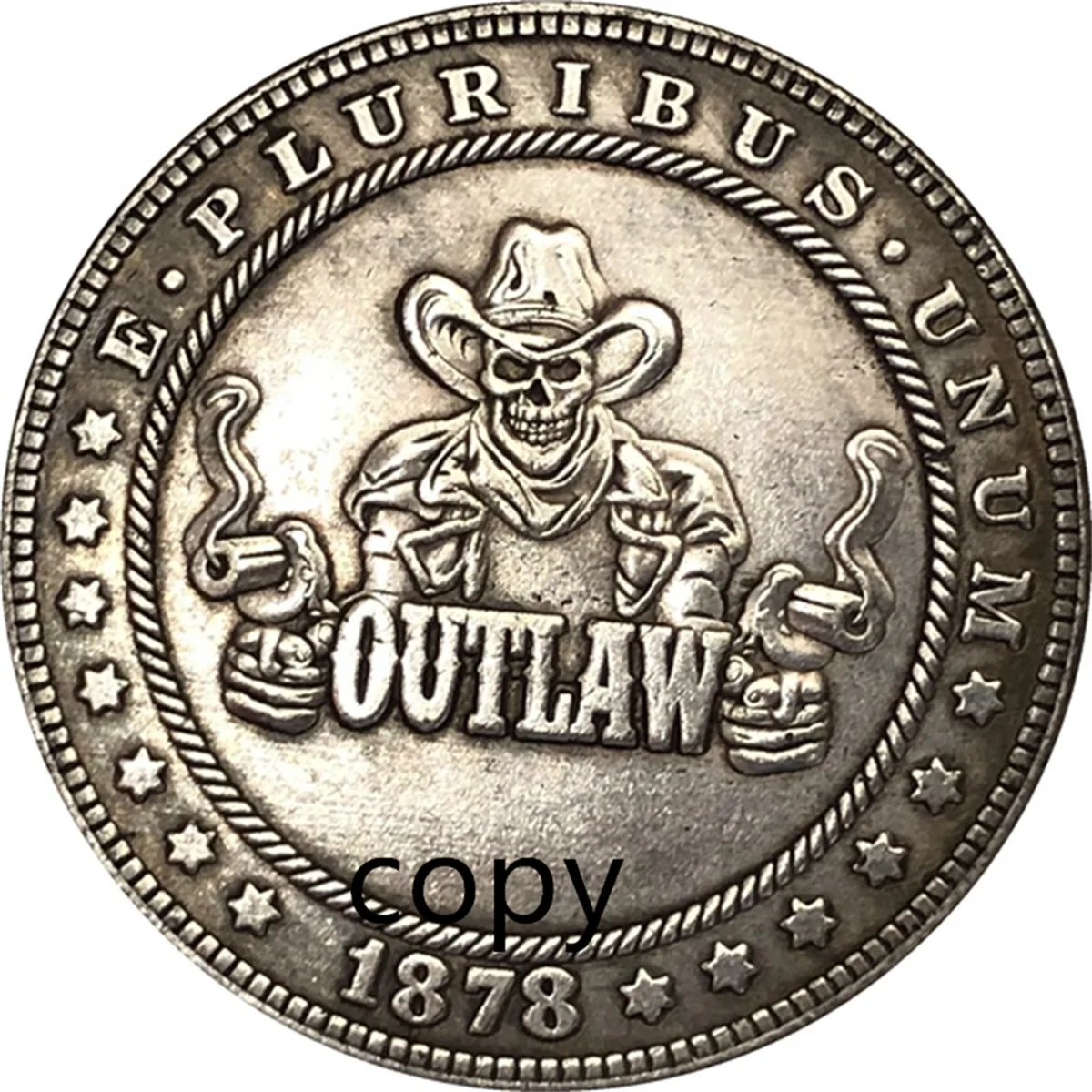 

Skeleton HOBO COIN Rangers COIN US Coin Gift Challenge REPLICA Commemorative Coin - REPLICA Coin Medal Coins Collection