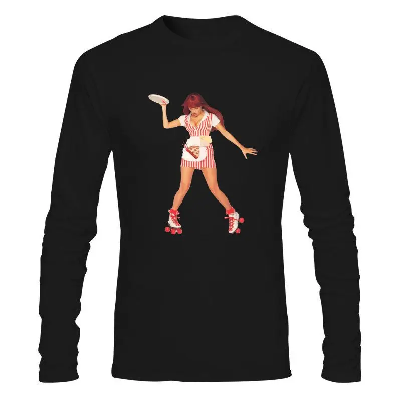 

Man Clothing Warrant Cherry Pie Model On Roller Skates Adult T Shirt Rock Music