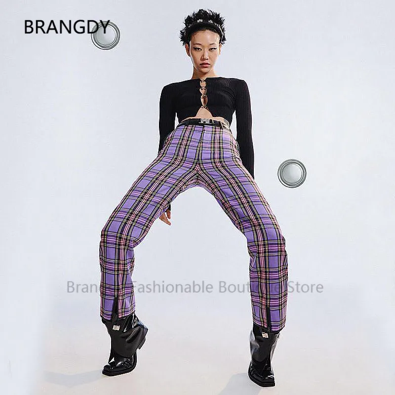 

2022 Patent Leather Mid-Calf Chelsea Boots Square Toe Metal Clip Thick Sole Pants Boots Lady Pull-on Wedges Heels Knight Bootias