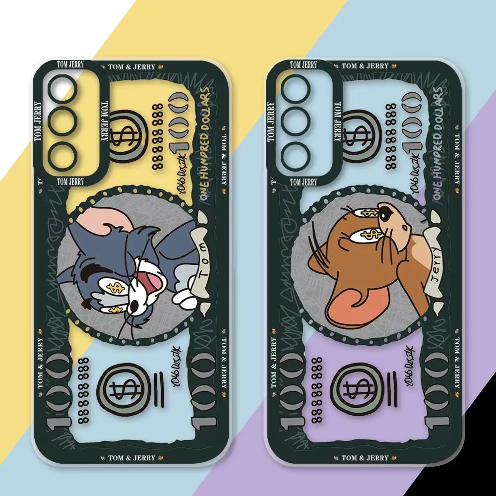 

Anime T-Tom and Jerry Cat Rat Case For Samsung A73 A72 A71 A53 A52 A51 A50 A42 A33 A32 A31 A30 A23 A22 A21S A20S A13 A12 Cover