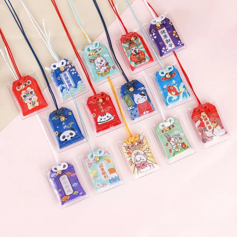 Фото Японская молитва Lucky Charm Fortune Beauty Китайский кулон Omamori Pray Императорский амулет Брелок для пары Друг Подарок ребенку №2