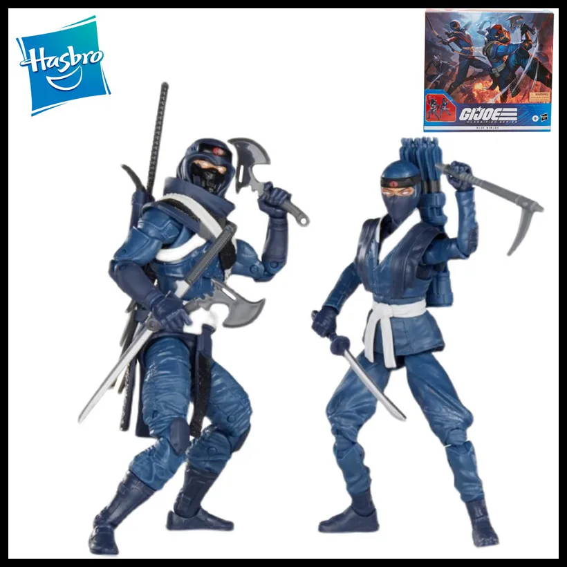 Presale original Hasbro 6 дюймов G.i. Joethe Rise of Cobra Blue Ninjas двойной набор коллекционные Аниме фигурки модели игрушки