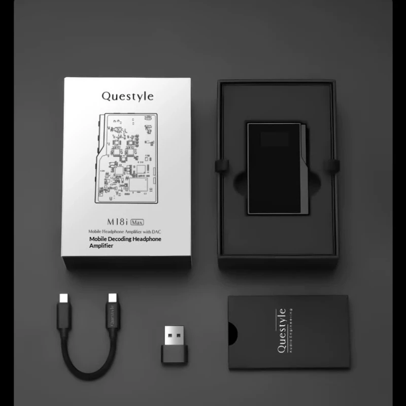 Новый декодер Questyle M18i MAX Little Tail HIFI, портативный усилитель для наушников с Bluetooth, без потерь, с разъемами 3.5 мм4.4 мм (art.: 3920dab3100ab) - 3920dab3100ab