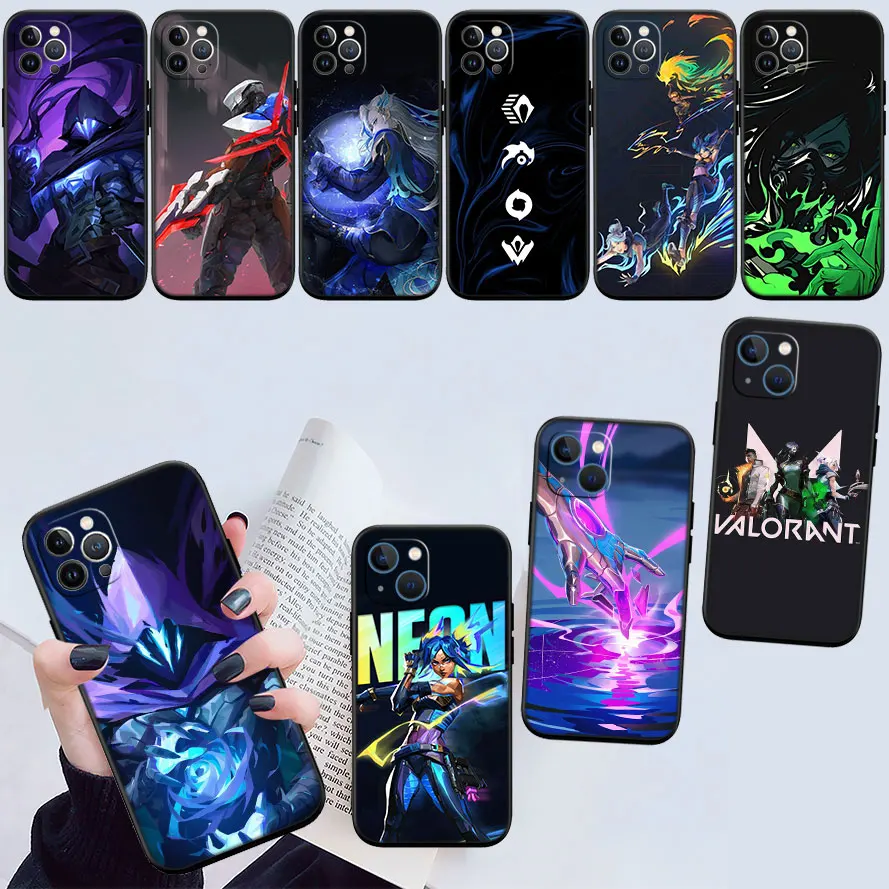 Фото Чехол для телефона AR80 V-VALORANT Shell для Samsung Galaxy S20 S21 S22 Ultra FE Plus A21S A22 A24 A25 A26 A30 A30S A31 №3