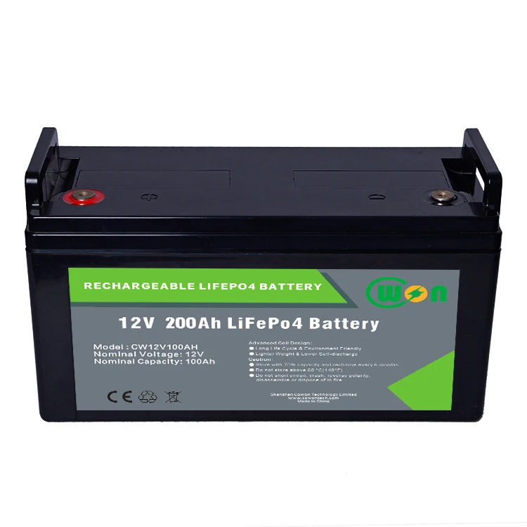 

Deep Cycle 12V Lifepo4 Lithium Ion Battery Pack solar rv 150Ah 200Ah 100Ah 12V Lithium Battery