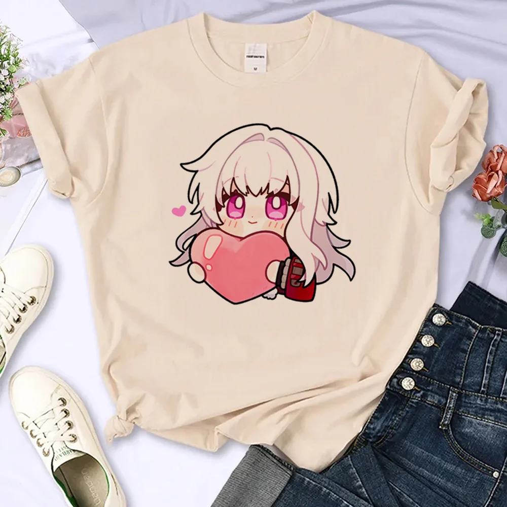 

Honkai Star Rail Tee women streetwear Japanese summer t-shirts female manga comic clothes
