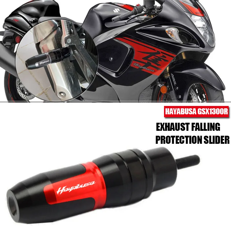 

For SUZUKI HAYABUSA GSX1300R GSX 1300R 1999-2022 2021 2020 Motorcycle Accessories Exhaust Falling Protection Slider Crash Pad