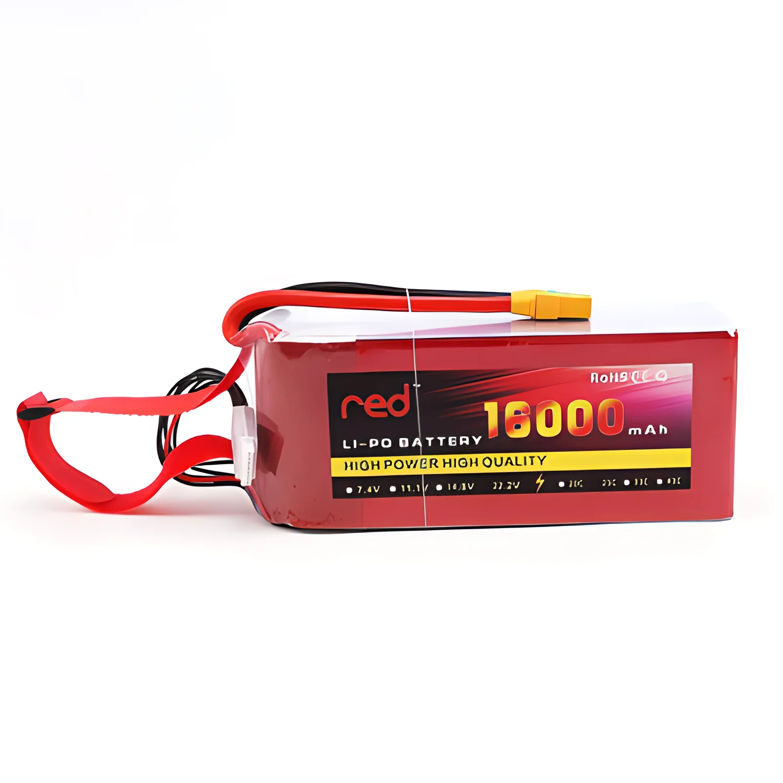 

Red 16000 Mah 2S 3S 4S 6S High-magnification Aeromodelling Lithium Battery