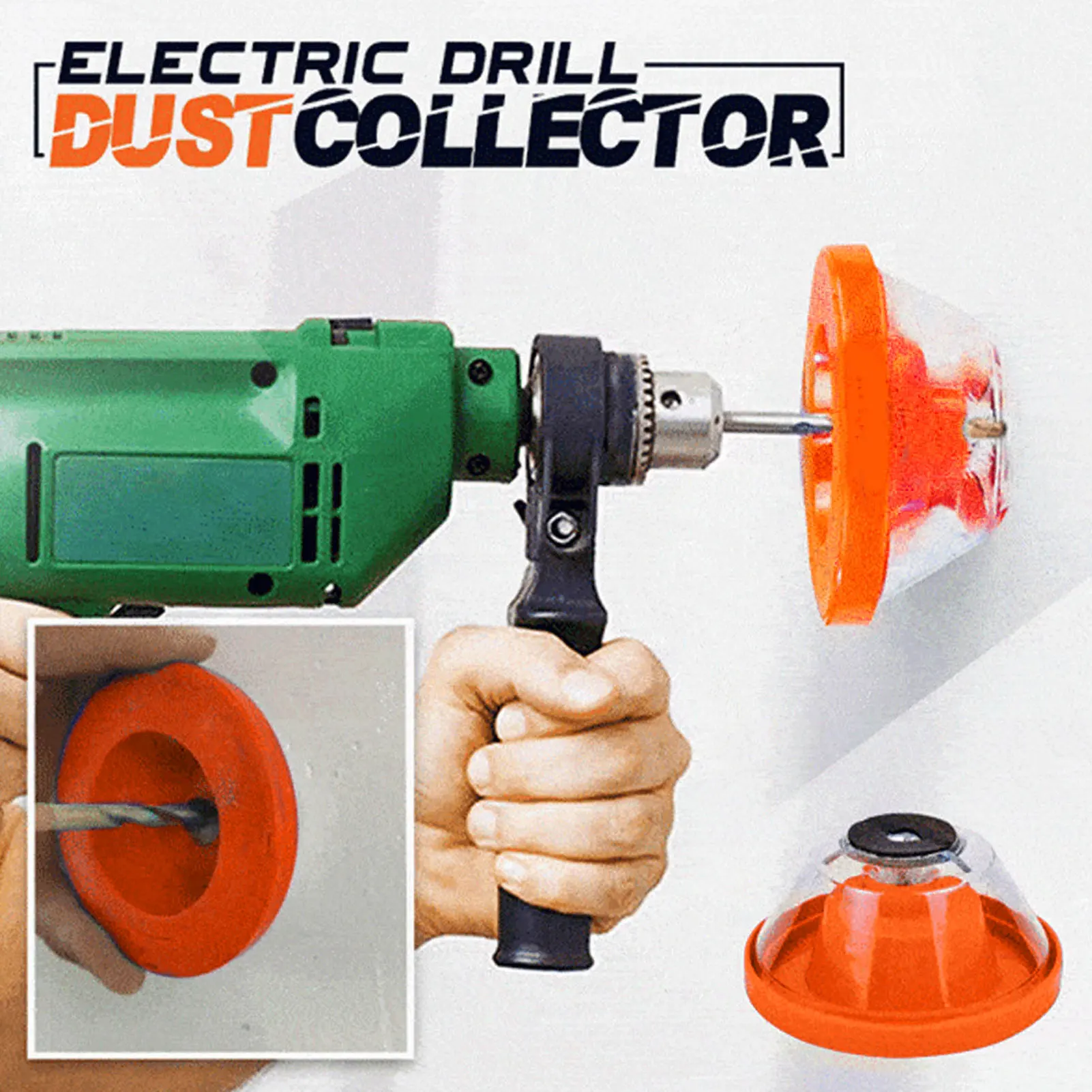 

Drill Dust Cover Collector Non-Slip PP Bowl Impact Drill Dust Stopper Bowl-Shaped Dustproof Device Power Tool Utility