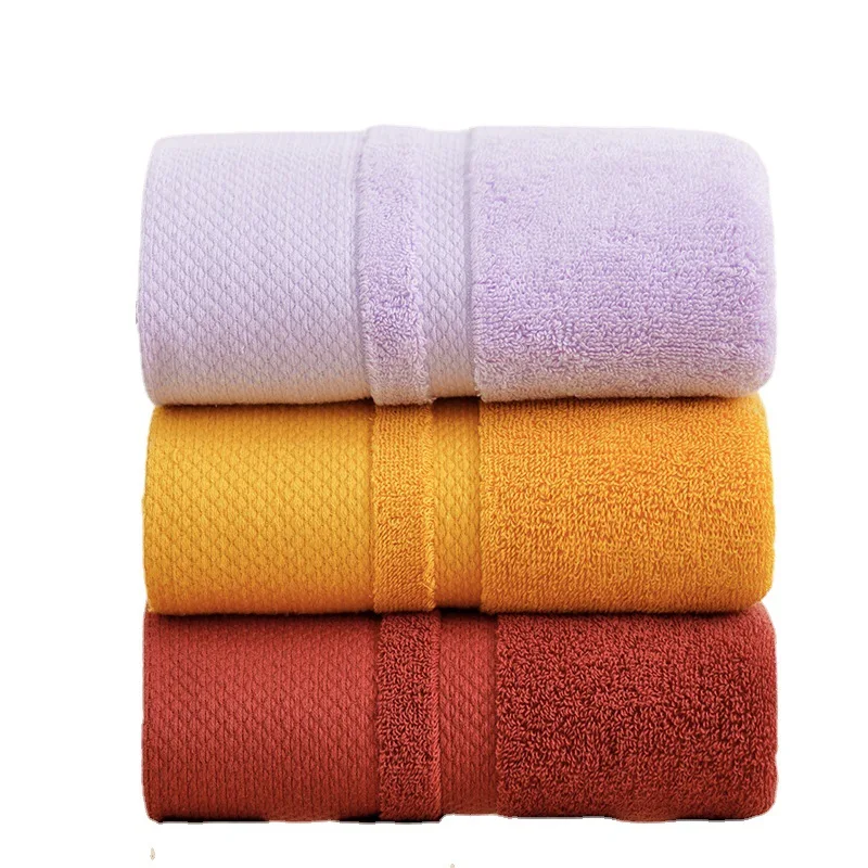 

3Pcs Set 100% Cotton Red Face Towel Fabric Hotel Bath Towel Washcloth Hand Towels Portable Terry Sauna Travel Sports Towels Gold