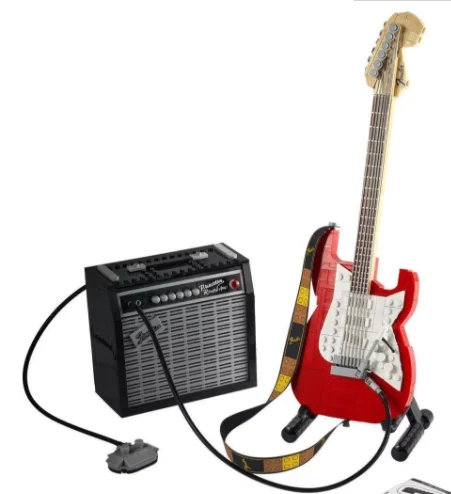 

22003 Idea Series Fender Stratocaster Guitar Set Building Blocks Bricks Birthday Gifts Educational Toy Compatible 21329
