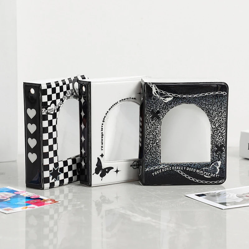 

40 Pockets 3 Inch Photo Album Korean Idol Pictures Storage Book Card Holder Sweet Star Photocard Binder Mini Cards Collect Book