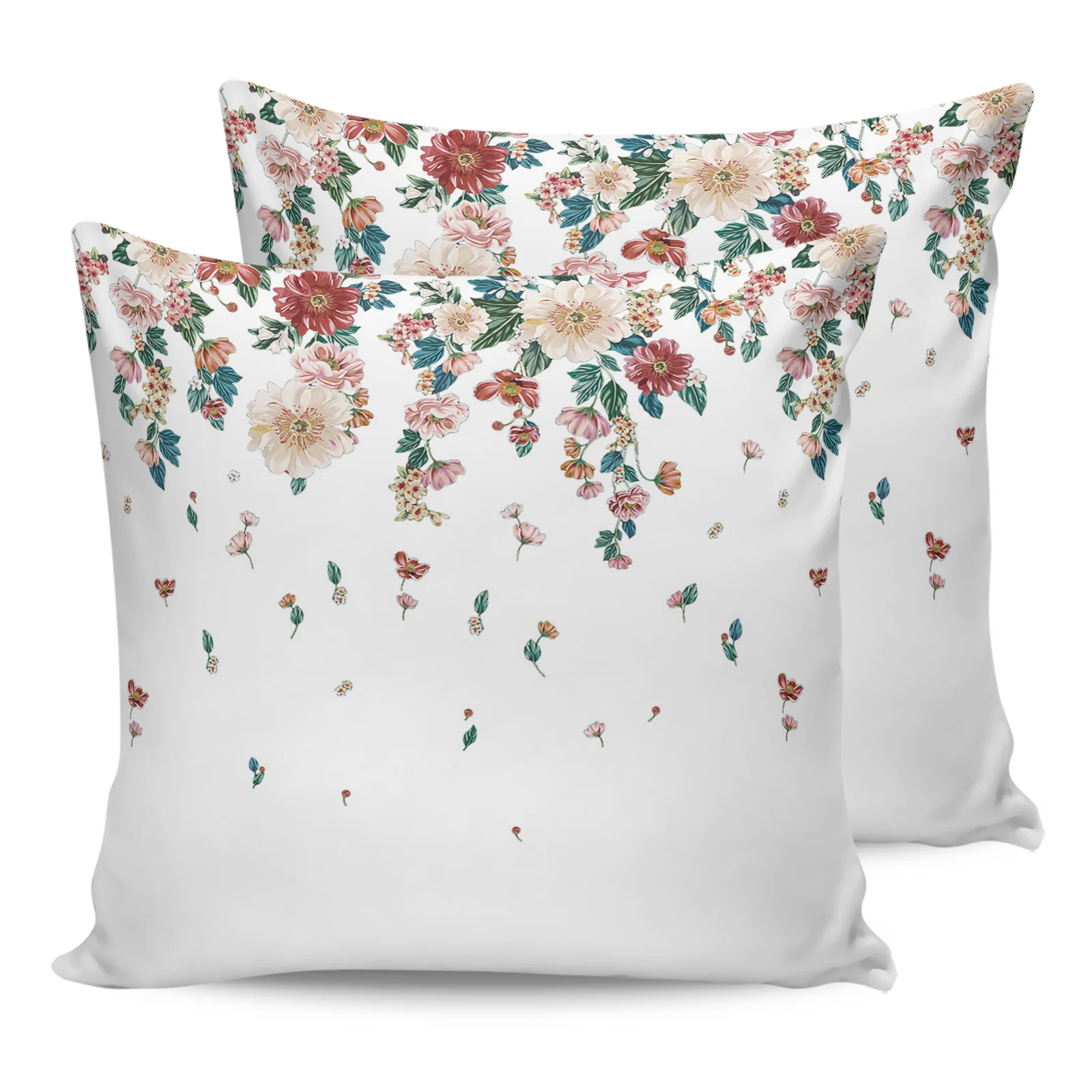 

2PC Pillowcase Summer Plants Flowers Sofa Cushion Cover Bedding Dakimakura Pillow Cover House Home Decorative Pillow Cases