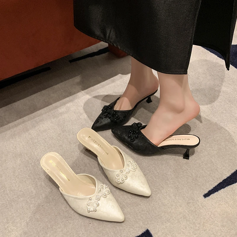 Шлепанцы женские со змеиным принтом сандалии на высоком каблуке шлепанцы с