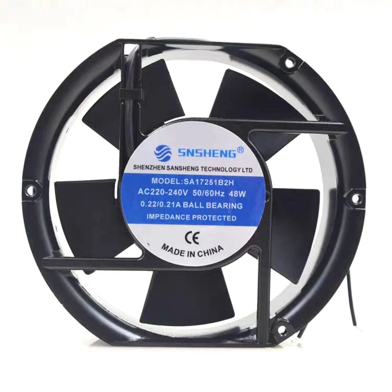 Новый вентилятор охлаждения SNSHENG SA17251B2H AC 220-240V 48W, 2-проводной # QW (art.: 3920d94c6b3f7) - 3920d94c6b3f7