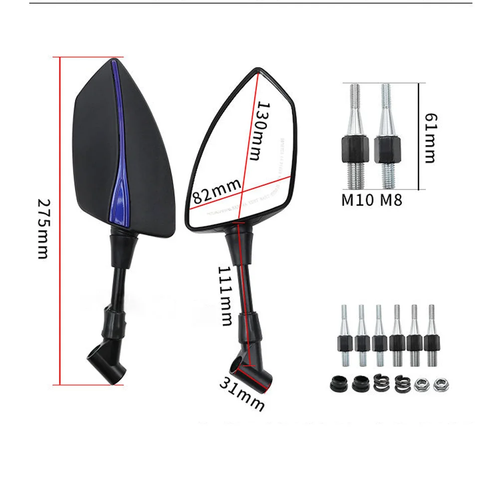 Для ‌ KYMCO CK300TXciting 300i CK110T-D GP125 LIKE180 XcitingR250 Super5 G5 Мотоциклетные зеркала заднего вида