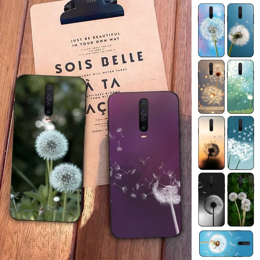 

Dandelion Phone Case For Redmi 5 6 7 8 9 10 plus pro 6 7 8 9 A GO K20 K30 K40 pro plus F3 Fundas
