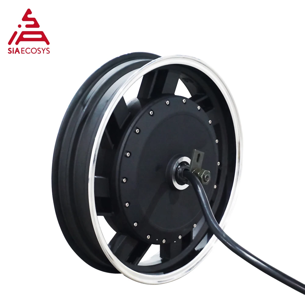 Фото Комплекты и контроллеры SiAECOSYS 6000W 72V 110kph V3 с мотор-колесом EM200-2SP для высокоскоростных электромотоциклов №2