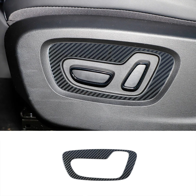 

Carbon Fiber Car Seat Adjust Control Panel Cover Trims Decoration for Trumpchi Gac Gas3 Yinsu 2023 2024 Accessories Auto Kit