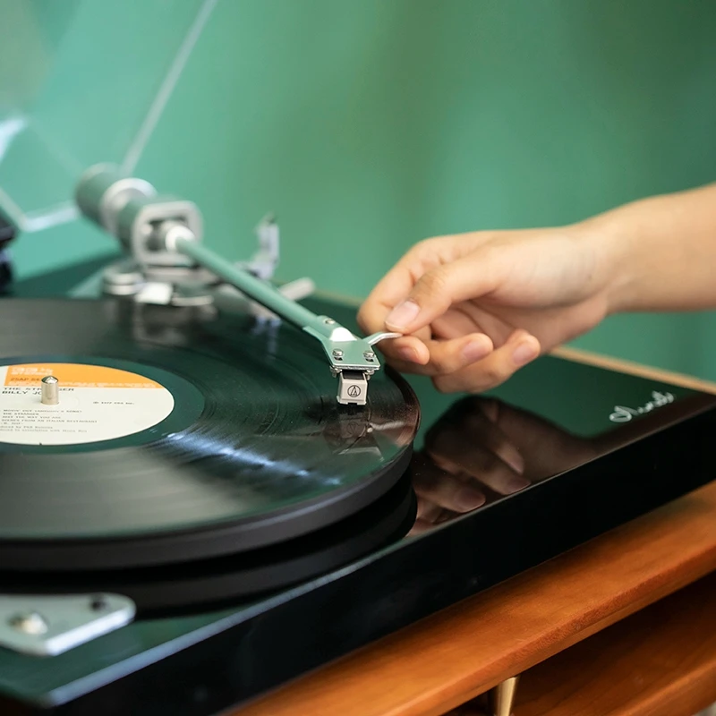 Стерео Hi-Fi звук деревянный портативный чемодан беспроводной Blue Tooth Aux Usb FM радио ретро Lp виниловый проигрыватель пластинок (art.: 3920d4a6bb377) - 3920d4a6bb377