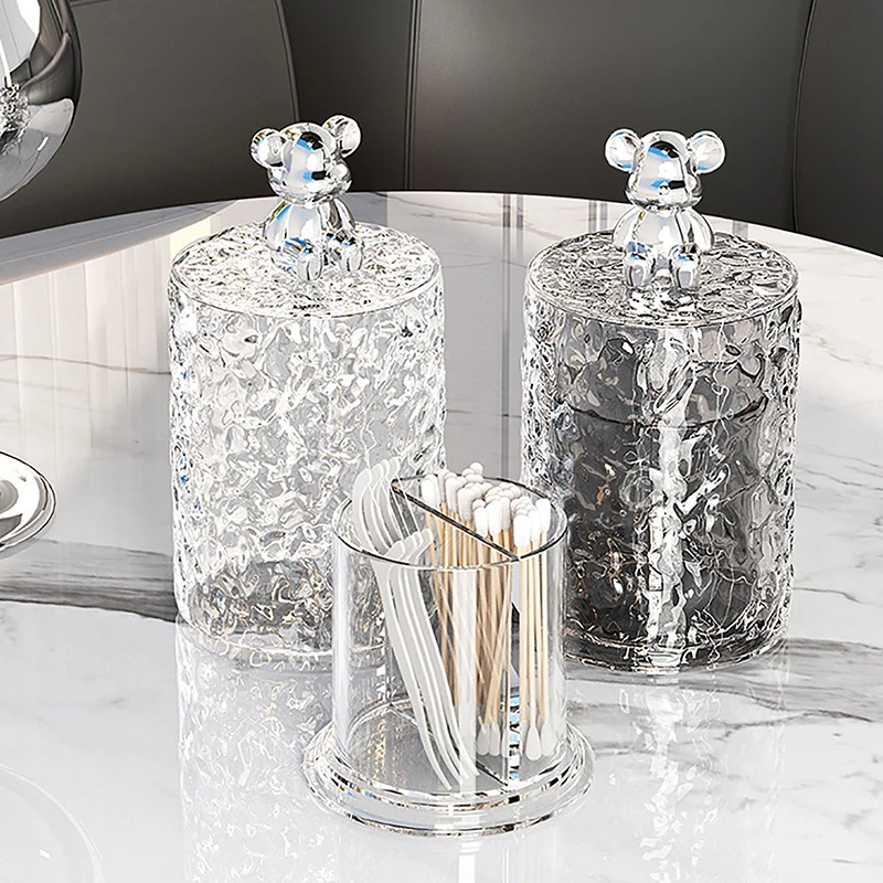 Креативная коробка для зубочисток с кроликом хранения ватных тампонов держатель