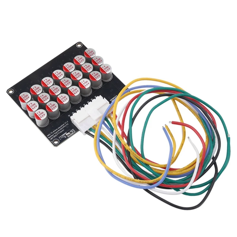 

2X 7S активный эквалайзер, стабилизатор Lifepo4 Lipo аккумулятор лто, конденсатор выравнивания энергии, плата BMS