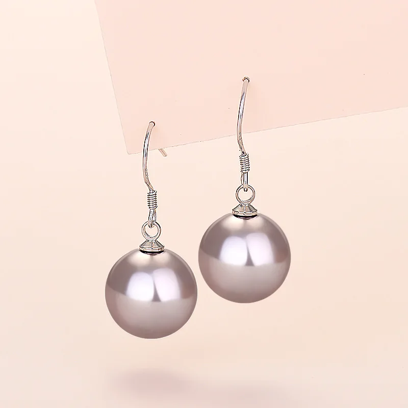

New 2022 Designer Pearl Earrings Show Slimming Earhooks