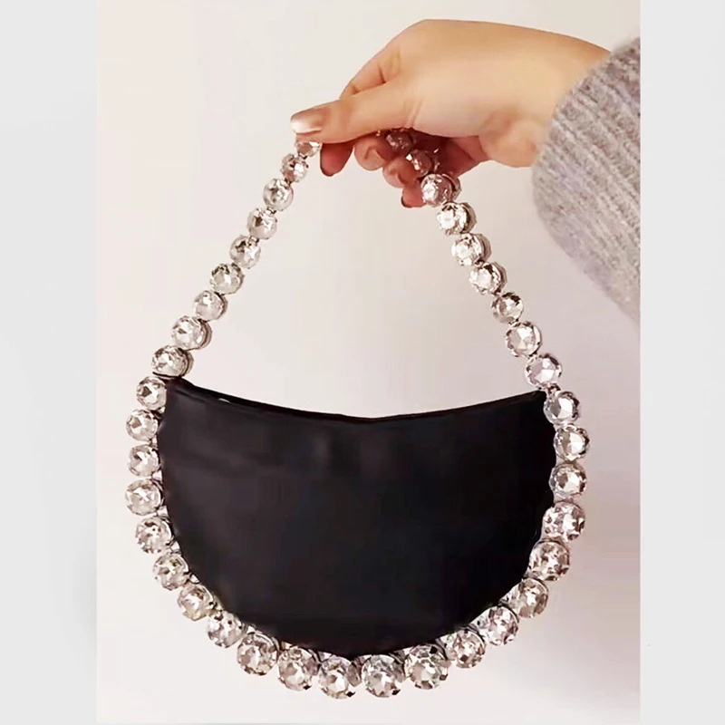Luxury Designer Rhinestones Clutch Purse Bag for women handle bag Shoulder Bag Purse Shiny Crystal Purses and Handbag