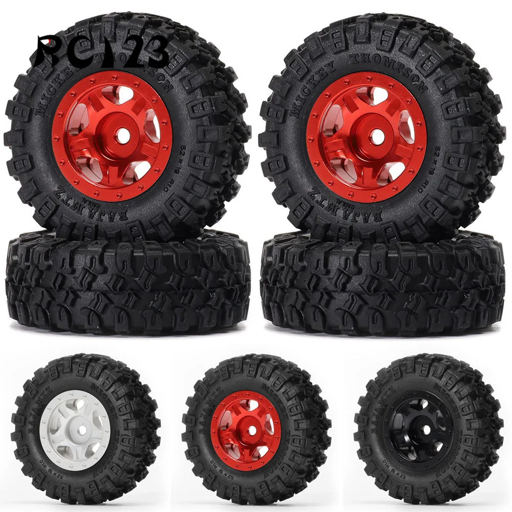 52 мм шины 1,0 металлический Beadlock CNC Micro Crawler колесный обод для гусеницы 1/24 Axial SCX24 90081 AXI00001