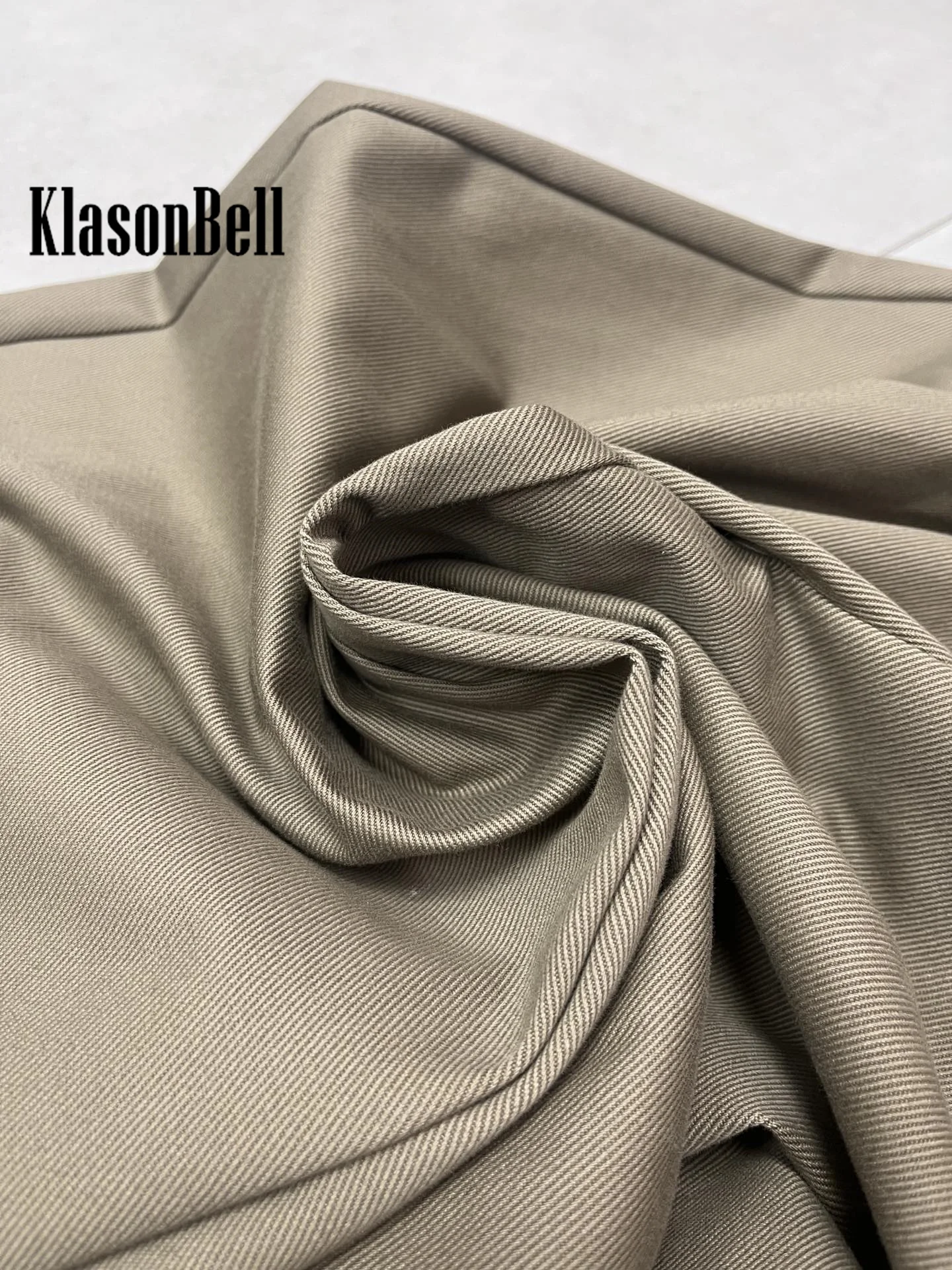 12.20 KlasonBell Женская одежда Винтажная мода Новые брюки с карманами Плиссированные