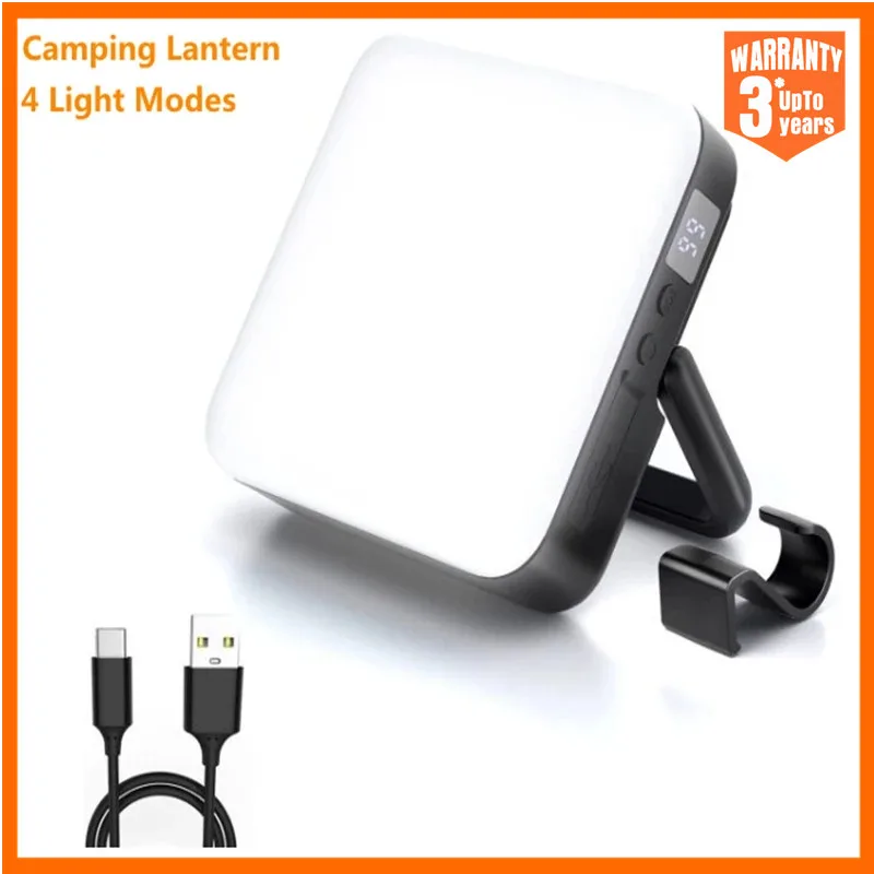 

LED Camping Lantern USB Rechargeable 300LM 8000mAh Good Runtime Stepless Dimming 4 Modes Power Bank Charing Magnetic