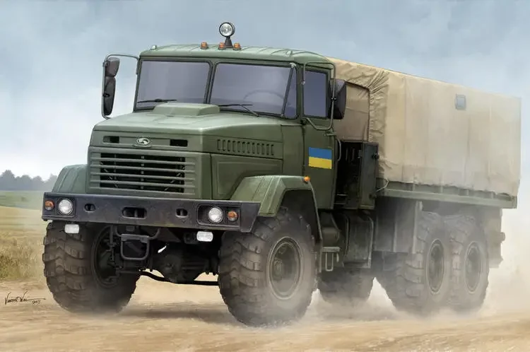 Hobbyboss 85512 1/35 Ukraine KrAz-6322 Солдатский комплект грузовой грузовика в масштабе