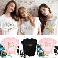 bride team bridal tshirts engagement ceremony going to get married partners clothes for weddings tops bachelorette party shirts