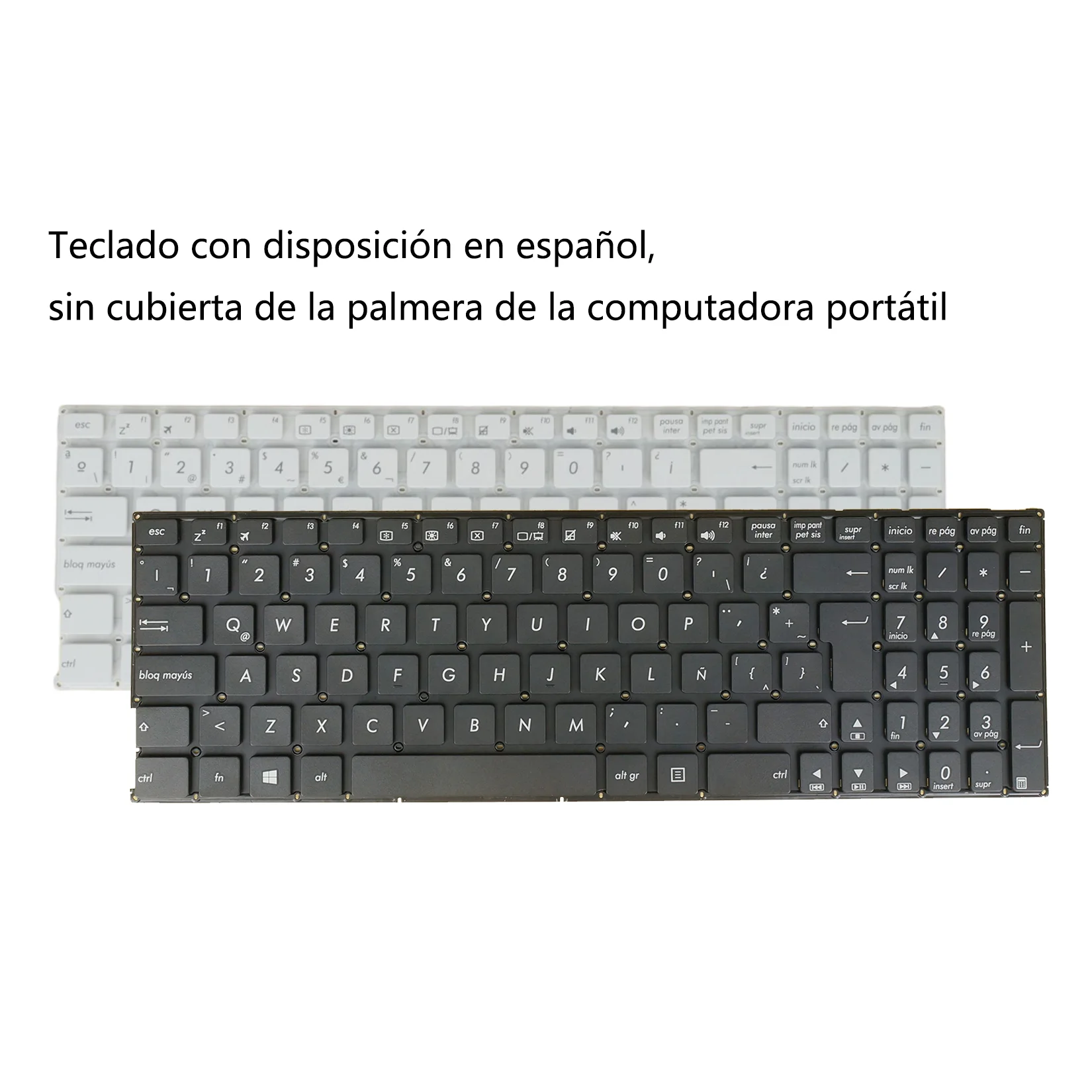 Фото Испанская клавиатура для ноутбука Asus 0Kn0-Sg1La12 0Knb0-610Qla00 Mp-13K96La-5286 F556U F556Ua F556Ub F556Uf F556Uq D756Ux A756U A756U A756Ub A756Ux A556U A556U A556U A556UU A556UU A556U A556U A556UU A556U F556U A556U F556U F556U F556U F556U F556U F556U F556U F556U F556U №1