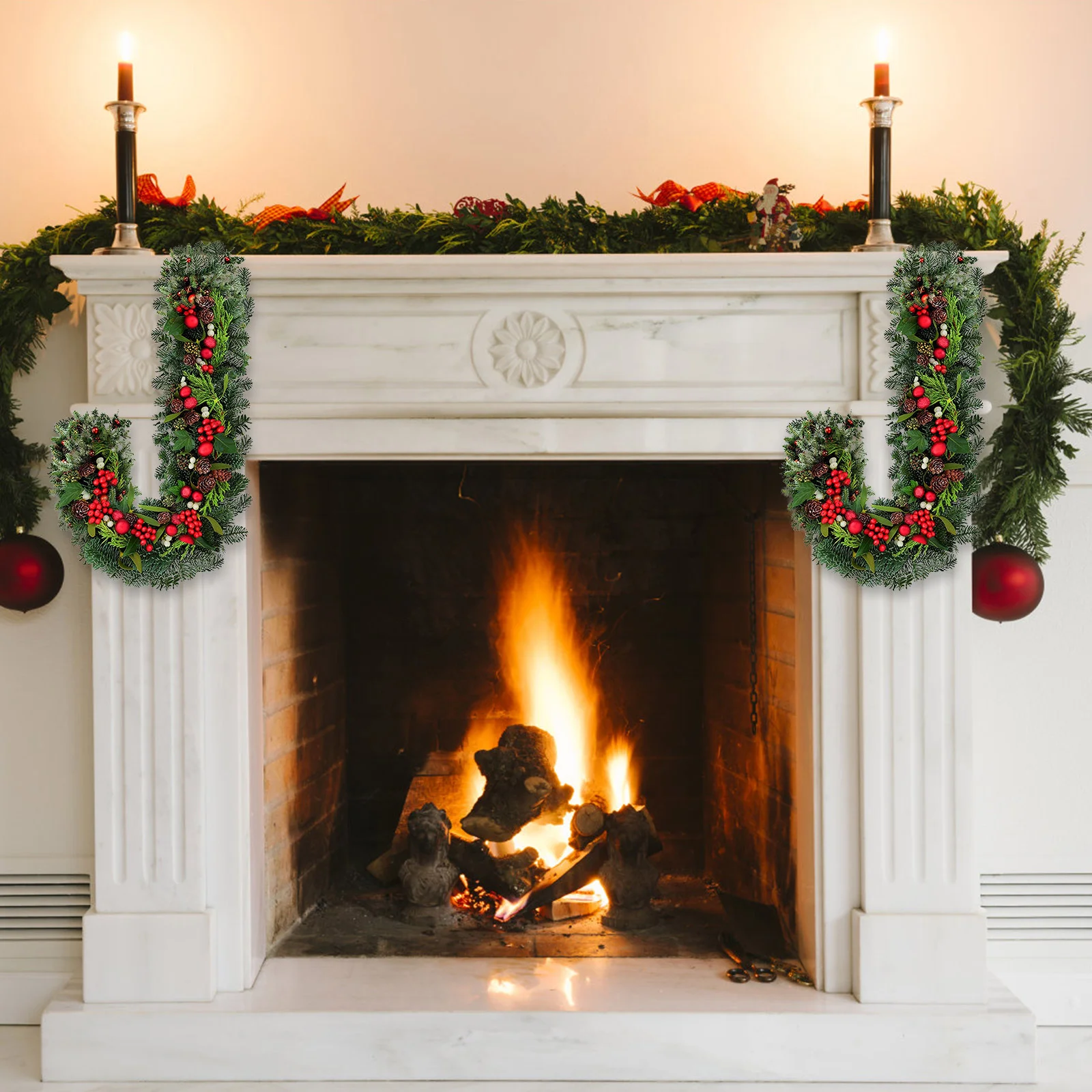 2 шт. венки в форме конфеты обручи рождественские леденцы декоративные петли