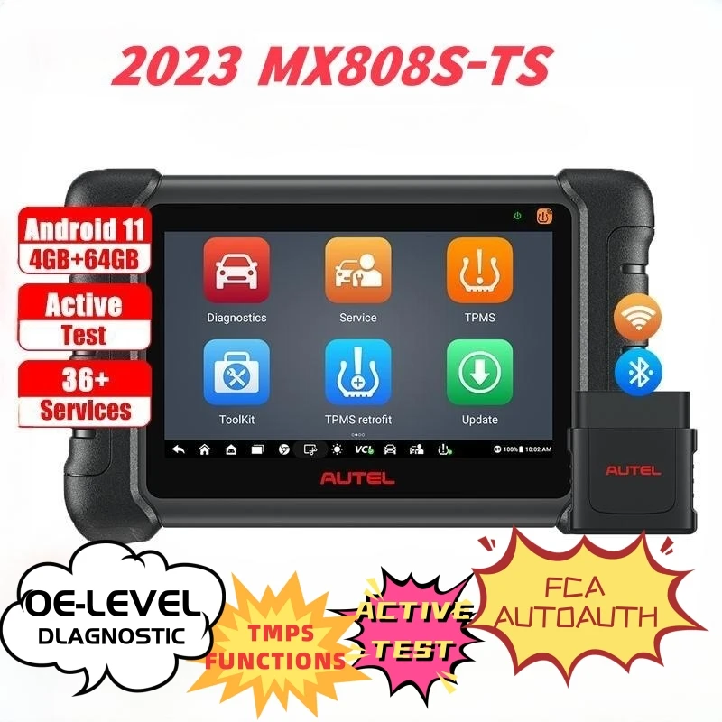 Autel maxiголовного устройства, сканер TPMS, диагностические инструменты OBD2, Автомобильный сканер 36 +, активное тестирование, считыватель кодов PK MK808S TS Autel maxiголовного устройства, сканер TPMS, диагностические инструменты OBD2, Автомобильный сканер 36 +, активное тестирование, считыватель кодов PK MK808S TS