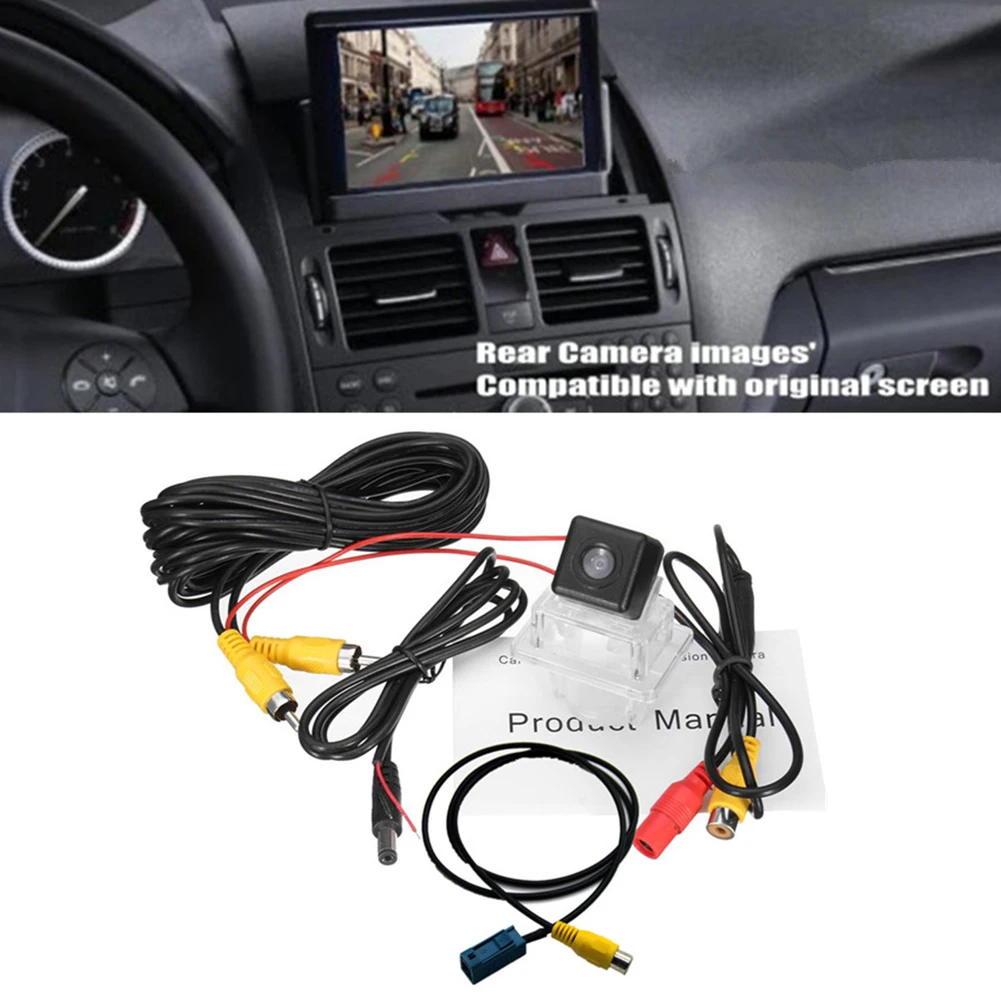 Rear View Camera Reversing Camera 928*500 Accessories IP67 Waterproof Parking Video Cable With OEM Radio For E-Class W212 S212