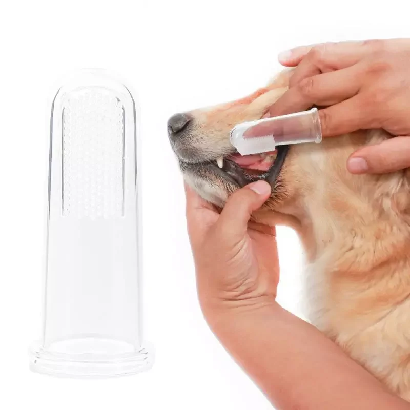 

2023NEW Rubber Pet Finger Toothbrush Dog Toys Environmental Protection Silicone Glove For Dogs And Cats Clean Teeth Pet Accessor